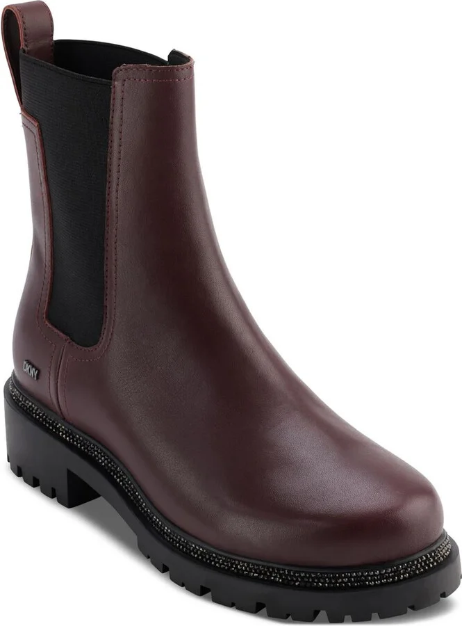 Rick Womens Leather Chelsea Boots