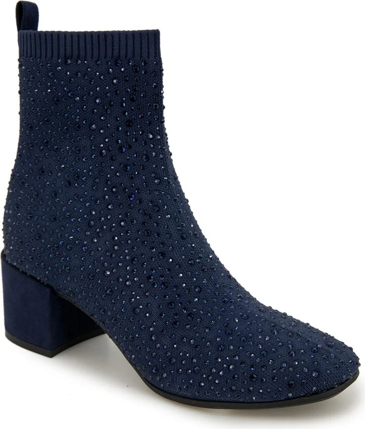 Rida Womens Block Heel Dressy Ankle Boots