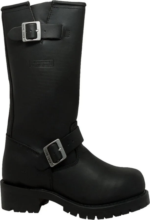 RideTecs Men's 11" Engineer Boot Black - Image 2