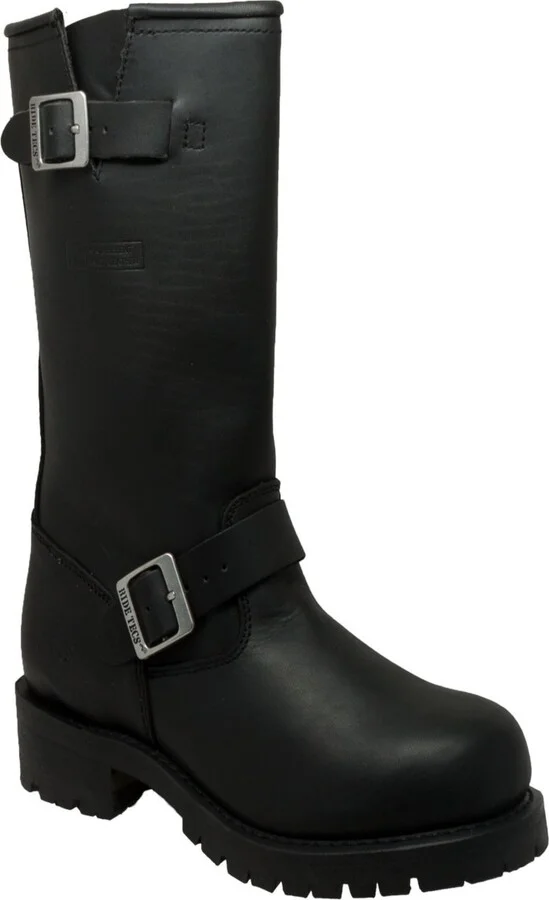 RideTecs Men's 11" Engineer Boot Black