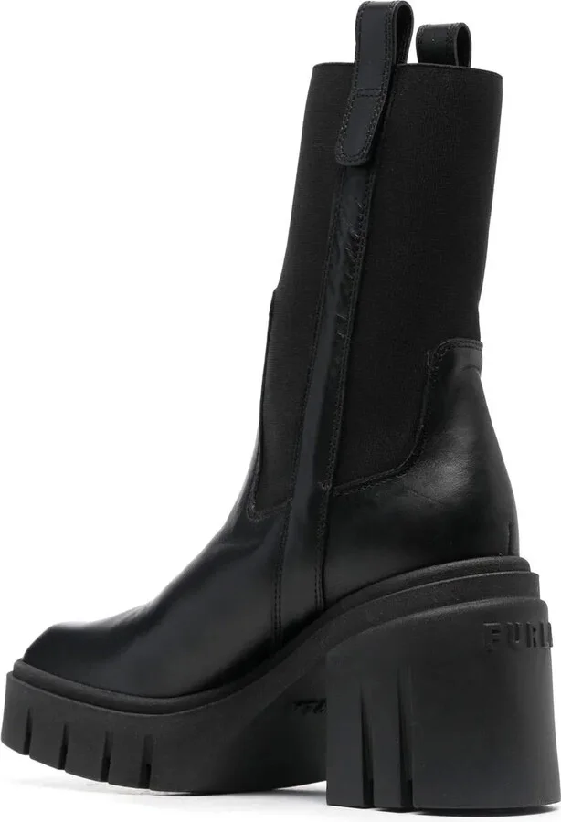 Ridged 95mm Block-Heel Boots - Image 3