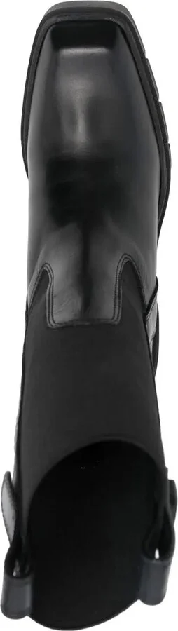 Ridged 95mm Block-Heel Boots - Image 4