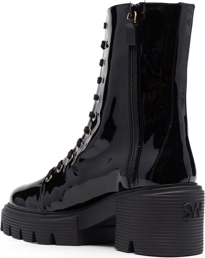 Ridged Lace-Up Boots - Image 3