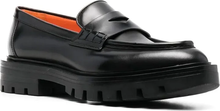 Ridged-Rubber Sole Loafers - Image 2
