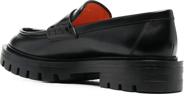 Ridged-Rubber Sole Loafers - Image 3