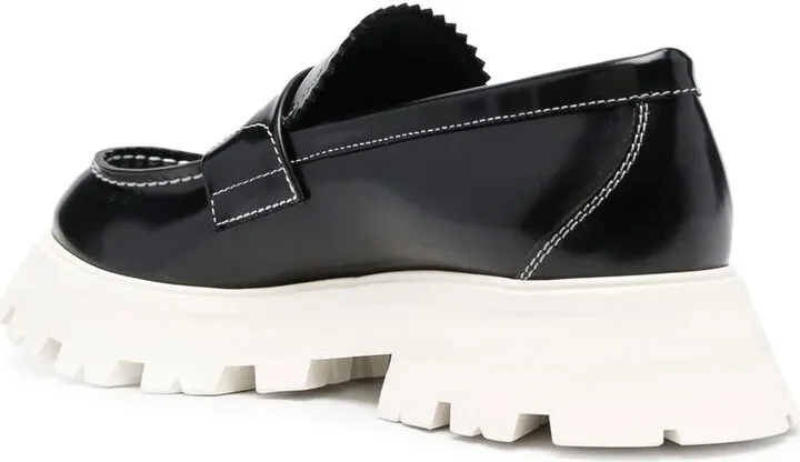 Ridged-Rubber Sole Loafers - Image 3