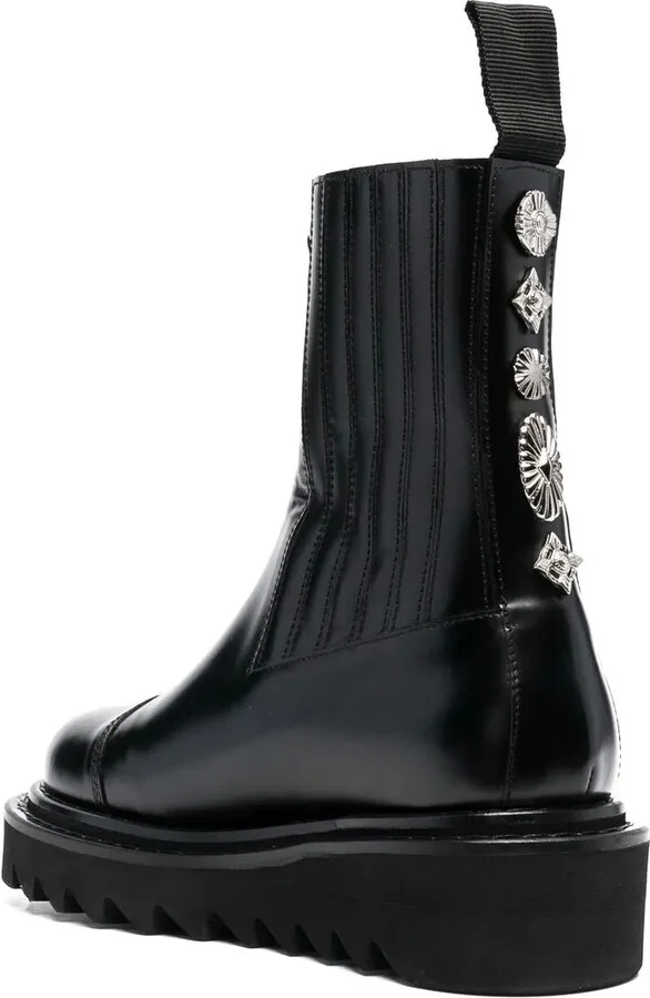 Ridged Sole Ankle Boots - Image 3