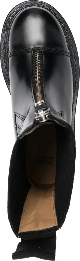 Ridged Sole Ankle Boots - Image 4