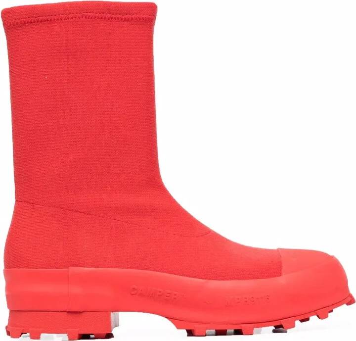Ridged-Sole Boots