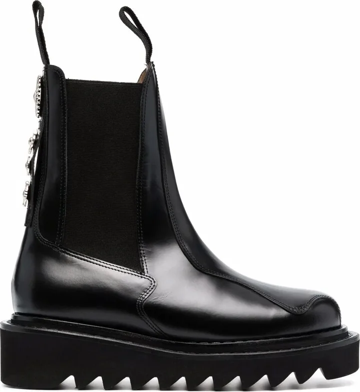 ridged sole Chelsea boots
