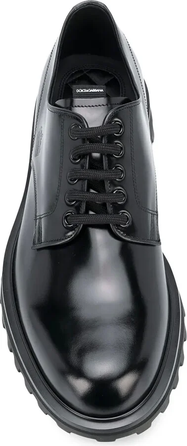 ridged sole Derby shoes - Image 4