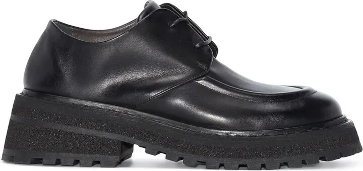 ridged-sole Derby shoes