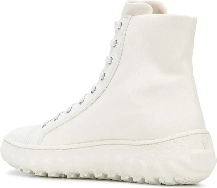 Ridged Sole High-Top Sneakers - Image 3