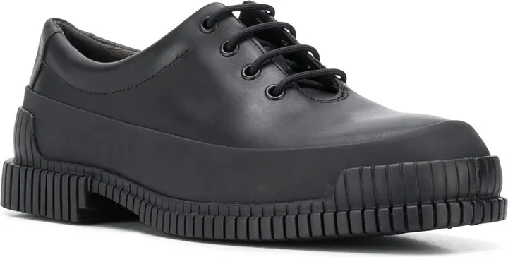 Ridged Sole Lace-Up Shoes - Image 2