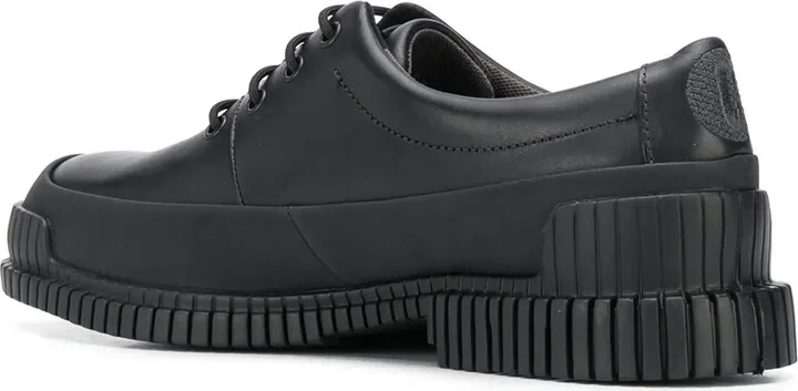Ridged Sole Lace-Up Shoes - Image 3