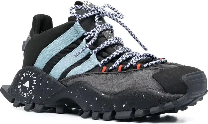 Ridged-Sole Lace-Up Sneakers - Image 2