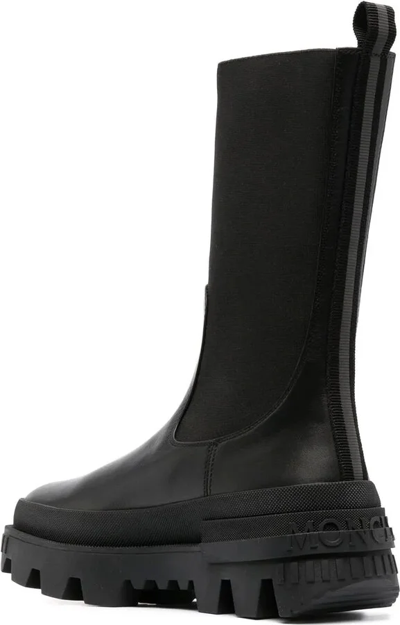 Ridged-Sole Panelled Boots - Image 3