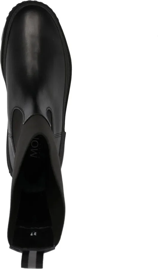Ridged-Sole Panelled Boots - Image 4
