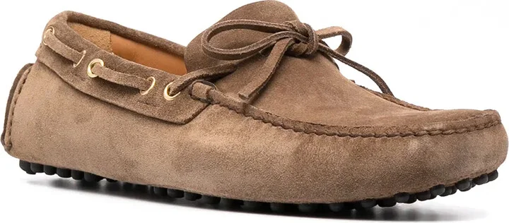 Ridged Suede Loafers - Image 2