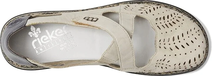 Rieker 46375 Daisy 75 Women's Shoes Marble/Jeans : EU 38 (US Women's 7-7.5) M, Leather - Image 2