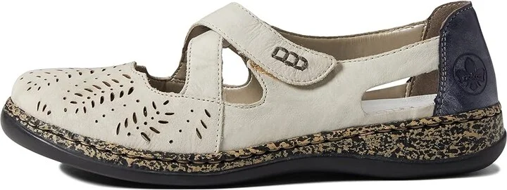 Rieker 46375 Daisy 75 Women's Shoes Marble/Jeans : EU 38 (US Women's 7-7.5) M, Leather - Image 6