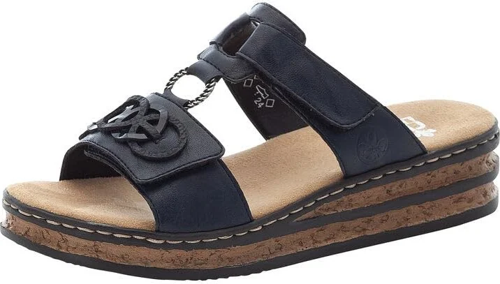 Rieker 62936 Regina Women's Wedge Sandals Pazifik/Pazifik/Marine 8.5-9 M US