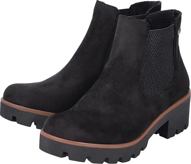 Rieker Amalia 65 Women's Boots Black/Black : EU 36 (US Women's 5.5-6) M, Synthetic