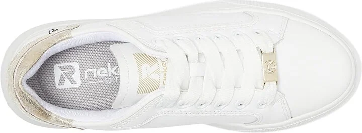 Rieker Carla 03 Women's Shoes White : EU 41 (US Women's 9.5) M, Leather - Image 2