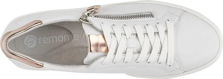 Rieker D0903 Alina 03 Women's Shoes Weiss/Kupfer : EU 43 (US Women's 11-11.5) M, Leather - Image 2