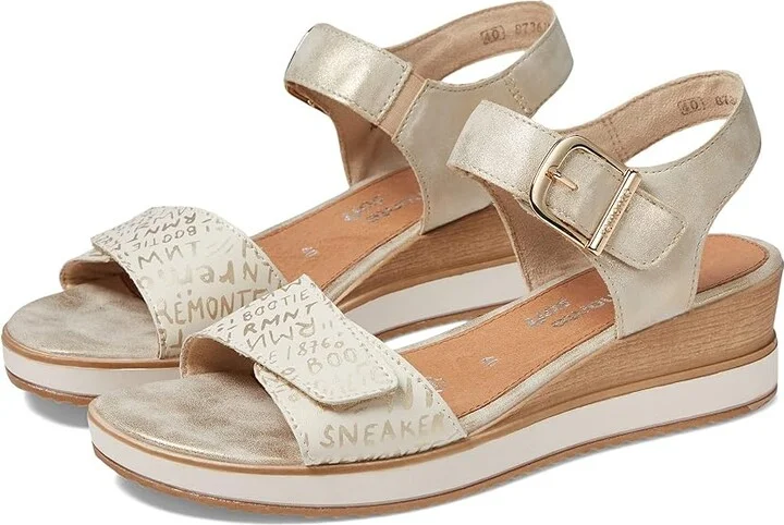 Rieker D6455 Jerilyn 55 Women's Shoes Porzellan/Alloy/Muschel : EU 41 (US Women's 9.5) M, Leather/Synthetic
