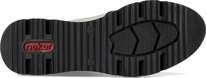Rieker Kitty 52 Women's Boots Schwarz/Crema/Cliff/Perlcreme : EU 40 (US Women's 8.5-9) M, Leather - Image 3