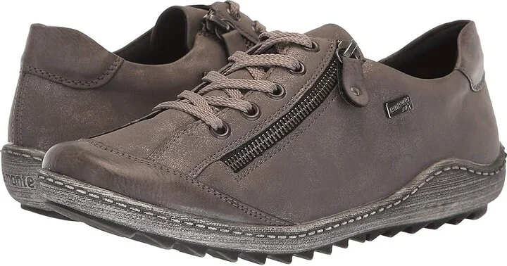 Rieker Liv 02 Women's Lace up casual Shoes Fumo/Mineral : EU 36 (US Women's 5.5-6) M, Synthetic