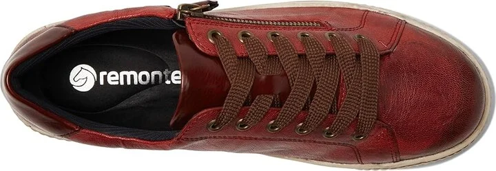 Rieker Maditta 00 Women's Shoes Chianti/Burgundy : EU 36 (US Women's 5.5-6) M, Leather - Image 2