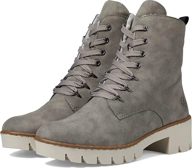 Rieker Prisca 01 Women's Boots Grey : EU 37 (US Women's 6.5) M, Synthetic