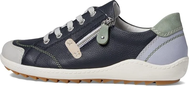 Rieker R1427 Liv 27 Women's Shoes Vapor/Pazifik/Rose/Peppermint : EU 41 (US Women's 9.5) M, Leather - Image 6