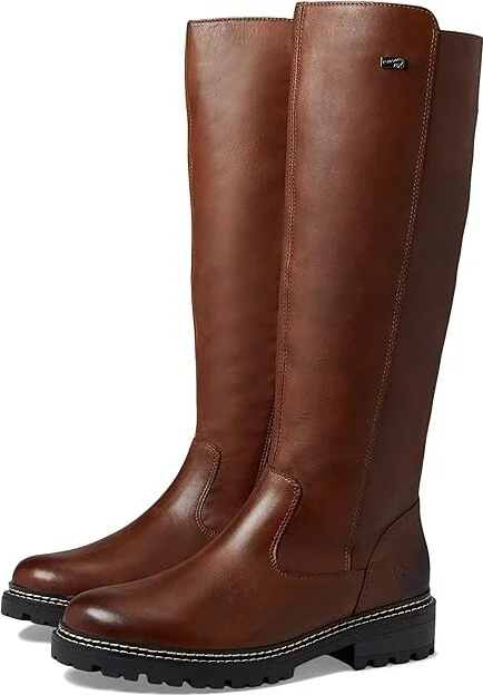 Rieker Stefanie 72 Women's Boots Chestnut/Moro : EU 37 (US Women's 6.5) M, Leather