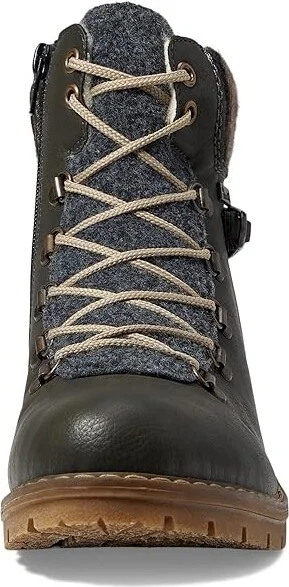 Rieker Y9131 Sabrina 31 Women's Lace-up Boots Forest/Anthrazit/Grau-Braun : EU 36 (US Women's 5.5-6) M, Synthetic - Image 2