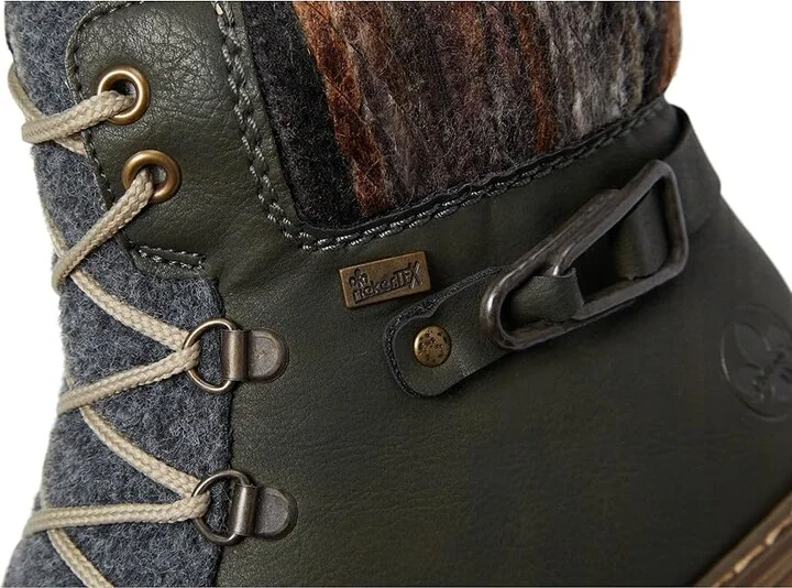 Rieker Y9131 Sabrina 31 Women's Lace-up Boots Forest/Anthrazit/Grau-Braun : EU 36 (US Women's 5.5-6) M, Synthetic - Image 5