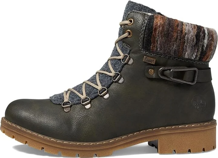 Rieker Y9131 Sabrina 31 Women's Lace-up Boots Forest/Anthrazit/Grau-Braun : EU 36 (US Women's 5.5-6) M, Synthetic - Image 6