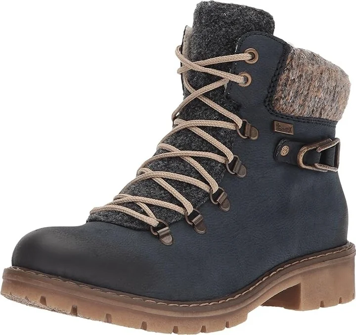 Rieker Y9131 Sabrina 31 Women's Lace-up Boots Pazifik/Anthrazit/Graphit : EU 36 (US Women's 5.5-6) M, Synthetic - Image 2