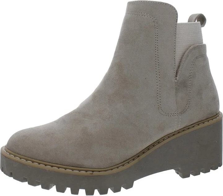 Rielle Womens Stretch Ankle Ankle Boots