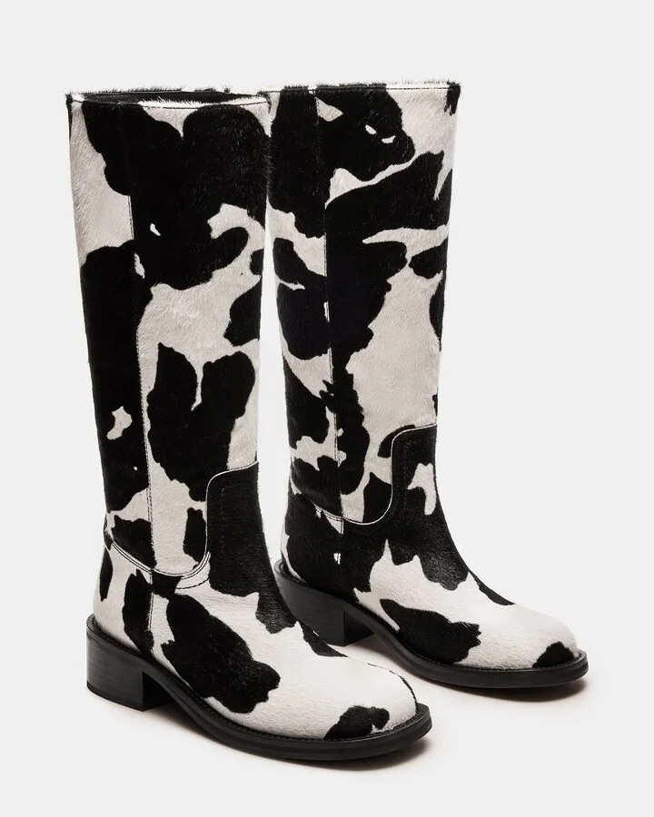 Riggs Black Cow Print - Image 3