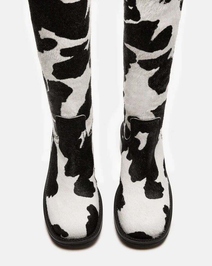 Riggs Black Cow Print - Image 5