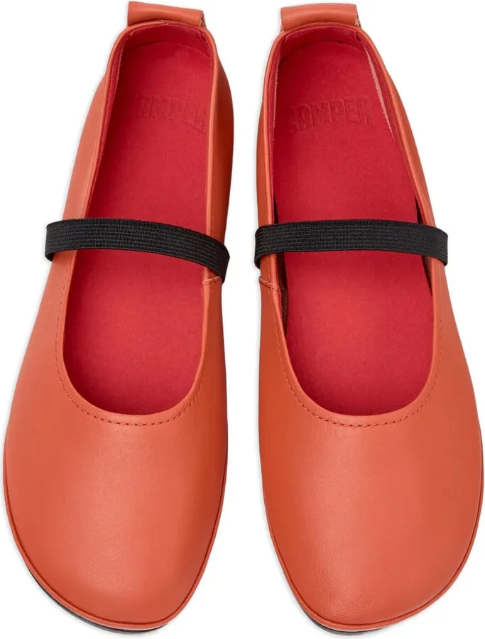 Right elastic-band leather ballet flats - Image 3
