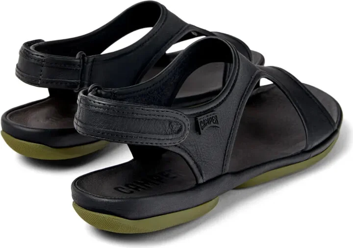 Right leather slingback sandals - Image 3