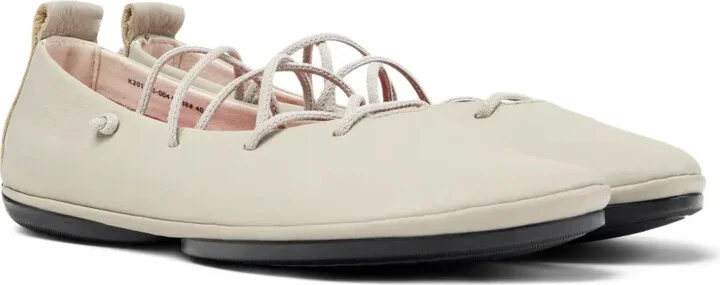 Right Nina lace-up leather ballet flats - Image 2