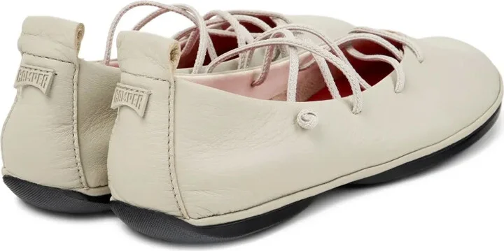 Right Nina lace-up leather ballet flats - Image 3
