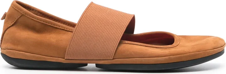 Right Nina suede ballerina shoes