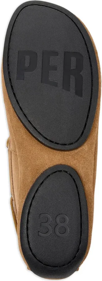 Right Nina suede lace-up boat shoes - Image 5