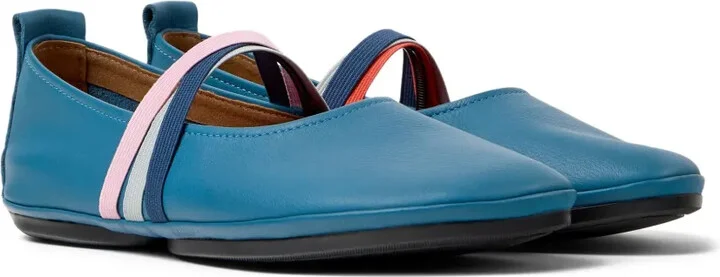 Right Nina Twins elastic-strap ballet flats - Image 2